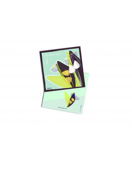 CentroStyle Microfibre Cloth Artu Flower