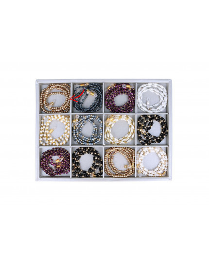 CentroStyle 09672 Pearl Chain for Glasses CentroStyle 09672 Pearl Chain for Glasses