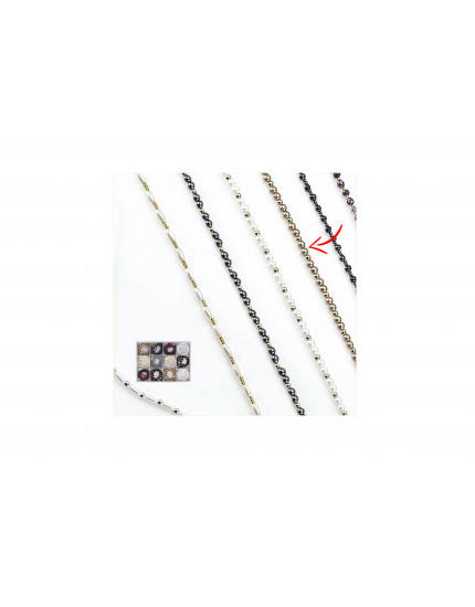 CentroStyle 09672 Pearl Chain for Glasses CentroStyle 09672 Pearl Chain for Glasses