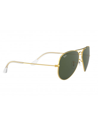 Ray-Ban RB3025 Aviator Large Metal Sunglasses