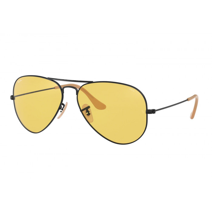 Ray ban store aviator yellow lenses