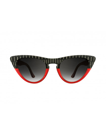 Zylo Sand in Black n' Red Sunglasses