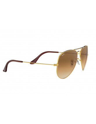 Ray-Ban RB3025 Aviator Large Metal Sunglasses