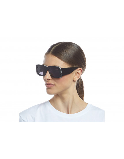 Le Specs Gravitation Black Liquorice Agate Sunglasses