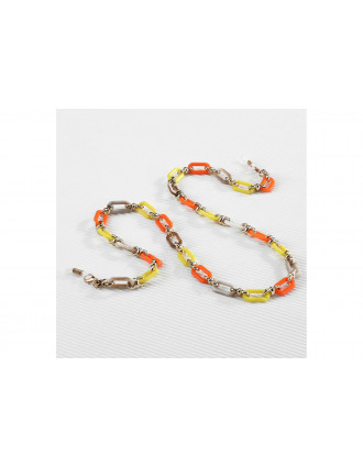 CentroStyle Fluo Colour 10037M Acetate Chain for Glasses CentroStyle Fluo Colour 10037M Acetate Chain for Glasses