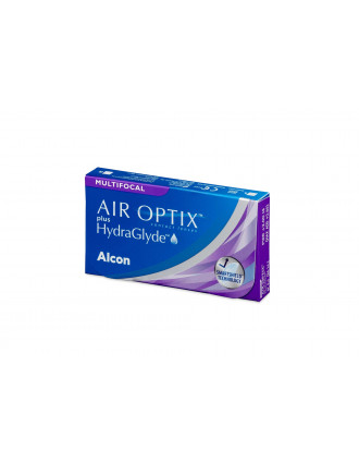 Air Optix plus HydraGlyde Multifocal Lenses 6pcs