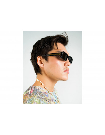 Oscar & Frank Naken Gloss Black Sunglasses Oscar & Frank Naken Gloss Black Sunglasses